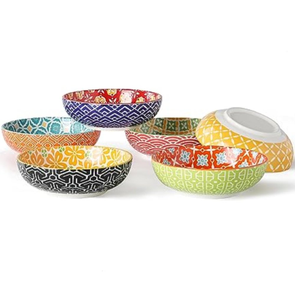Set of 6 - Small Ceramic Dessert/ Ice Cream/ Condiments/ Snack Bowls